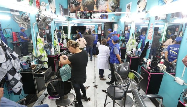 Cierran dos peluquerías por encubrir la prostitución clandestina. Foto: Municipalidad de Lima