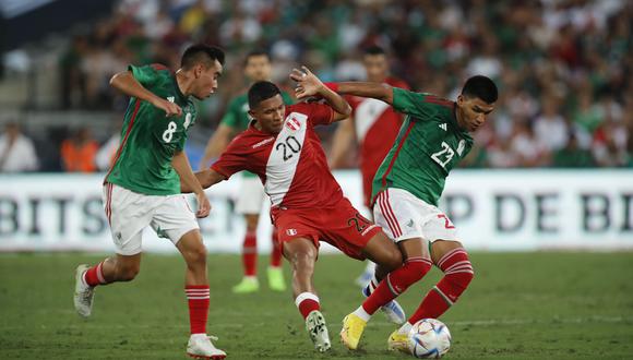 Perú vs. México se enfrentaron en Los Ángeles en duelo amistoso. Foto: Daniel Apuy / @photo.gec