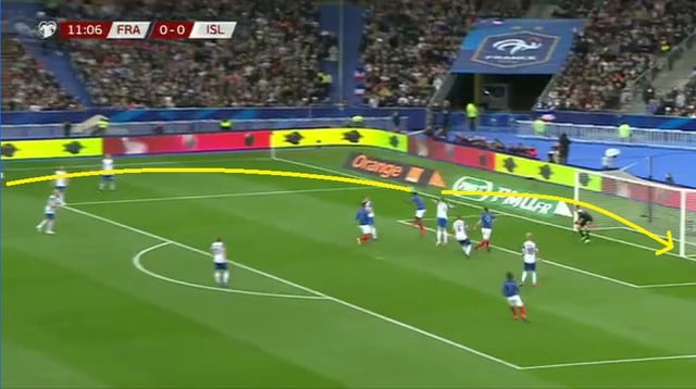 Sameul Umtiti rompe el empate en la segundo fecha de la clasificatoria a la Euro 2020