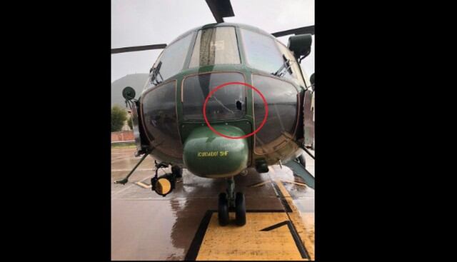 Atacan a pedradas helicóptero que transportaba a tres ministros en la zona de Yavi Yavi.