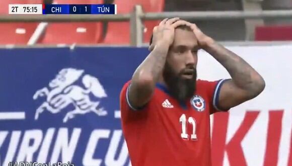Chile perdió una gran oportunidad de empatar el partido. Foto: ADN Radio Chile.