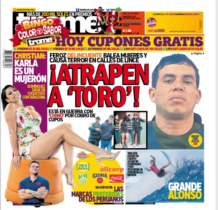 Portada Trome