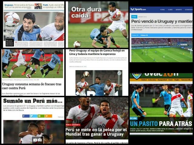 Perú vs. Uruguay: Prensa internacional destacó triunfo de la Blanquirroja
