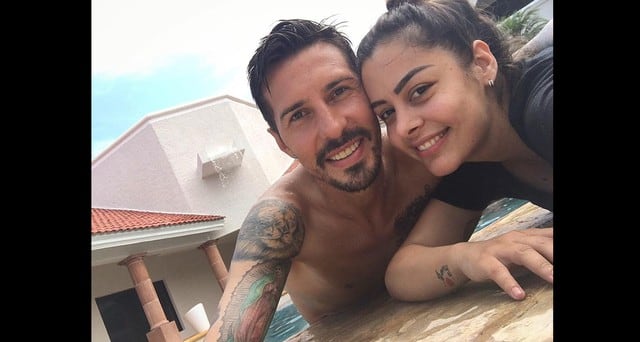 Larissa Riquelme y Jonathan Fabbro llevan 8 años de relación amorosa a pesar de acusaciones de violación que pesan sobre el exfutbolista. (Fotos: Instagram)