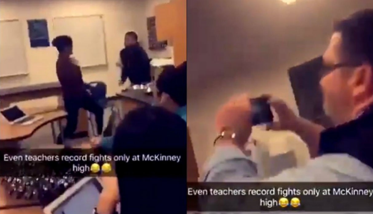 Profesor graba pelea de sus alumnos y desata indignación