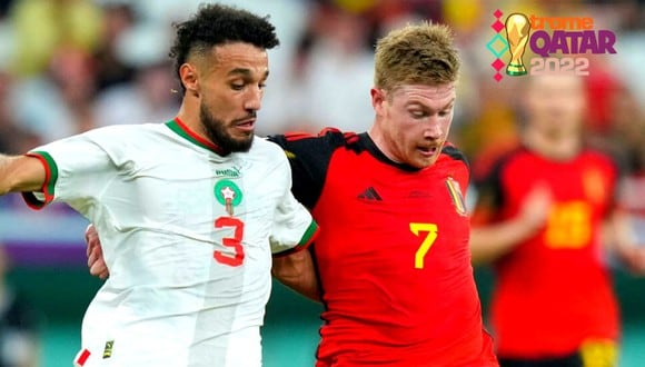 Bélgica enfrenta a Marruecos en la fecha 2 del Grupo F en Qatar 2022. (Foto: Getty Images)