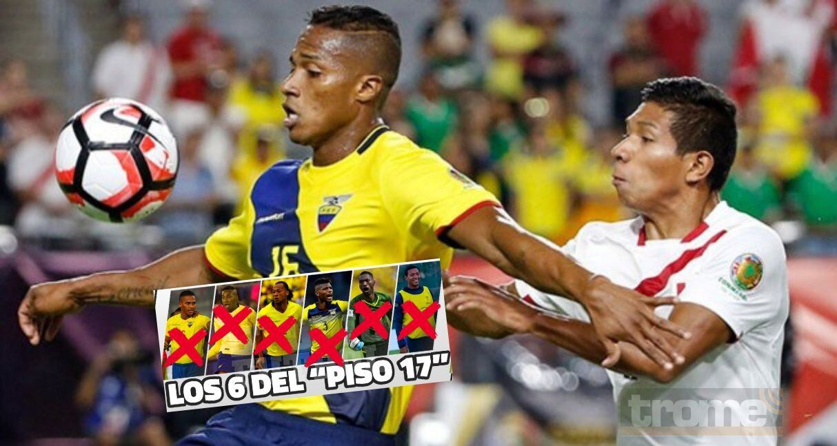 Ecuador echó de la selección jugadores del 'Piso 17' y se refuerza con Sub 20 para enfrentar a Perú.