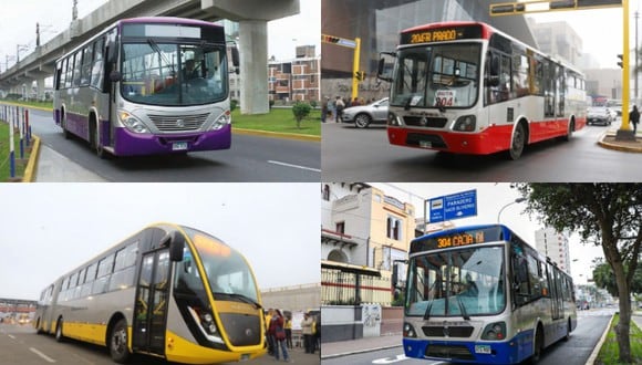 Buses de Corredores Complementarios dejarán de circular desde el martes 26 de julio. (Foto: Andina)
