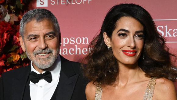 George Clooney y su esposa Amal contaron su éxito en ocho años de matrimonio (Foto: AFP)