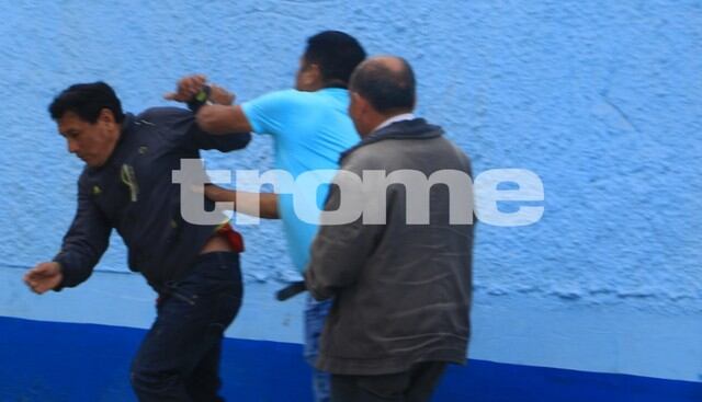Golpearon a elector que gritó "corrupto" a Daniel Salaverry en Trujillo. (Fotos: Trome)