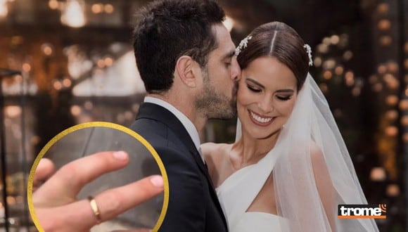 Esposo de Valeria Piazza no usa el anillo en el dedo correcto