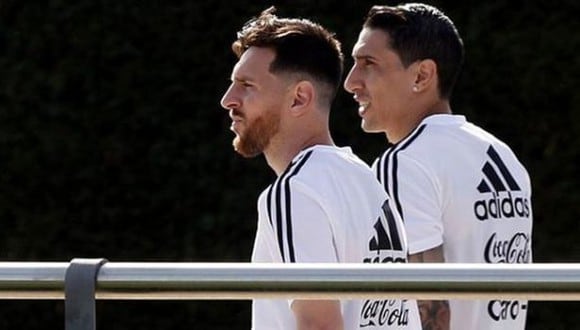 Ángel Di María explicó que sería difícil ver a Lionel Messi en la Liga Argentina. (Foto: EFE)