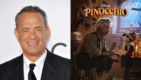 Tom Hanks asegura que no podía dejar pasar el papel de Geppetto. (Shutterstock/ Twitter: @DisneyStudios)