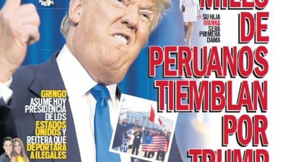 Miles de peruanos tiemblan por Trump