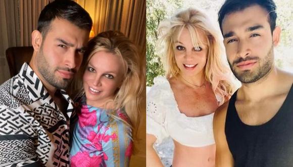 Britney Spears y Sam Asghari se casaron el jueves  9 de junio en una íntima ceremonia. (Foto: Instagram)