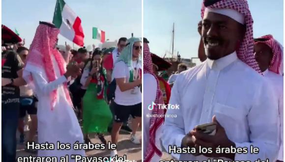 Jeques árabes quedaron impresionados por los pasos de baile. (Foto: @estoenlinea / TikTok)