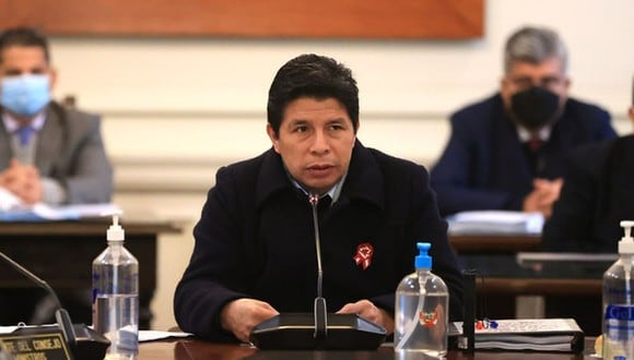 Pedro Castillo saludó la elección de la nueva Mesa Directiva del Congreso. (Foto: Presidencia Perú)