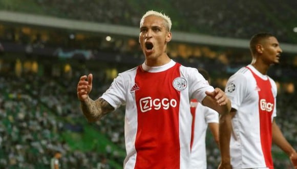 Antony jugará en Manchester United, tras acuerdo con Ajax. (Foto: AFP)