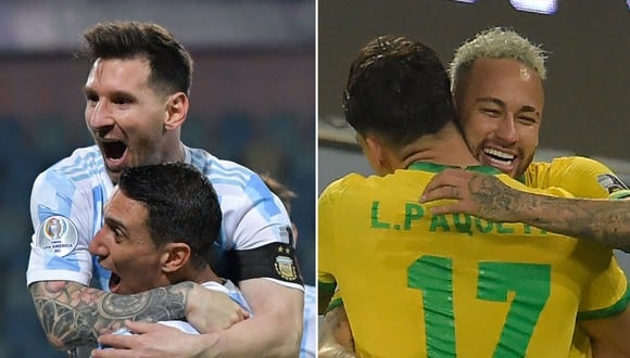 Lo que pasará en el Argentina vs. Brasil si empatan en los 90 minutos. (Foto: AFP)