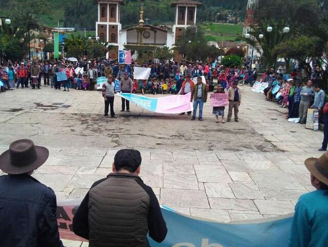 Así se vive la marcha 'Con mis hijos no te metas' en todo el Perú - Áncash. (Facebook Con Mis Hijos No Te Metas PERÚ - Oficial)