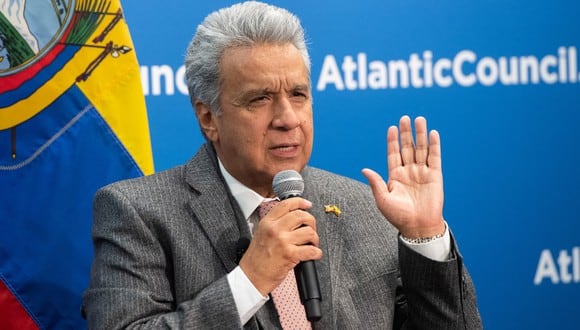 El presidente de Ecuador, Lenin Moreno, decidió ampliar el estado de excepciónen su país por la pandemia del coronavirus. (Foto: AFP/SAUL LOEB)