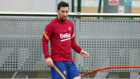 Lionel Messi se sumó a los entrenamientos colectivos del Barcelona. (Foto: FC Barcelona)