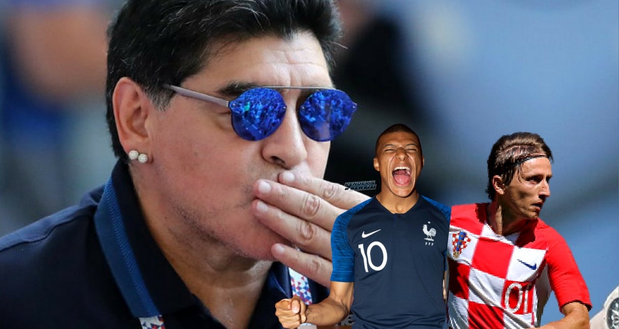 Diego Maradona ya tiene su favorito para la final de Rusia 2018 entre Francia y Croacia