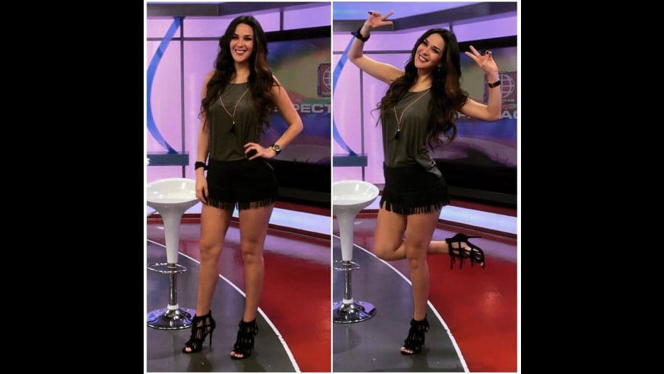 Silvia Cornejo en ‘América Espectáculos’ (Foto: Página de Facebook de Silvia Cornejo)