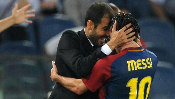 Lionel Messi fue campeón de la Champions League con el FC Barcelona en dos ocasiones, al mando de Guardiola. (Foto: AFP)