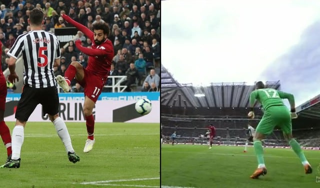 Golazo de Salah con una pirueta elástica incomparable en el Liverpool vs Newcastle por la Premier League