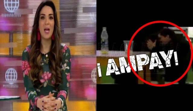 Silvia Cornejo en TV tras ampay a su pareja con otra mujer besándose