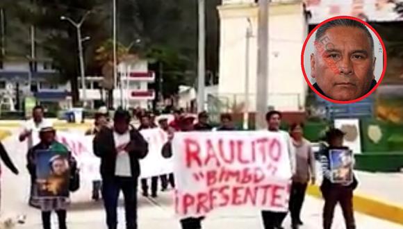 Vecinos y amigos de Victor Santisteban Yacsavilca protestaron por su muerte. (Captura Latina / Reniec)