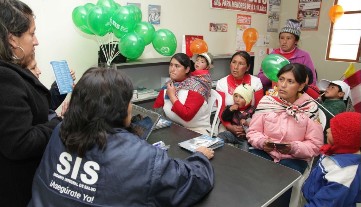 El SIS tiene como finalidad proteger la salud de los peruanos que no cuentan con un seguro de salud, priorizando en aquellas poblacionales vulnerables. (Foto:Andina)