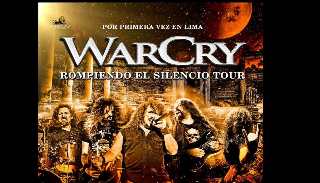 La banda WarCry llega al Perú en su gira "Donde el silencio se rompió". El evento tendrá lugar en el Centro de Convenciones Festiva.