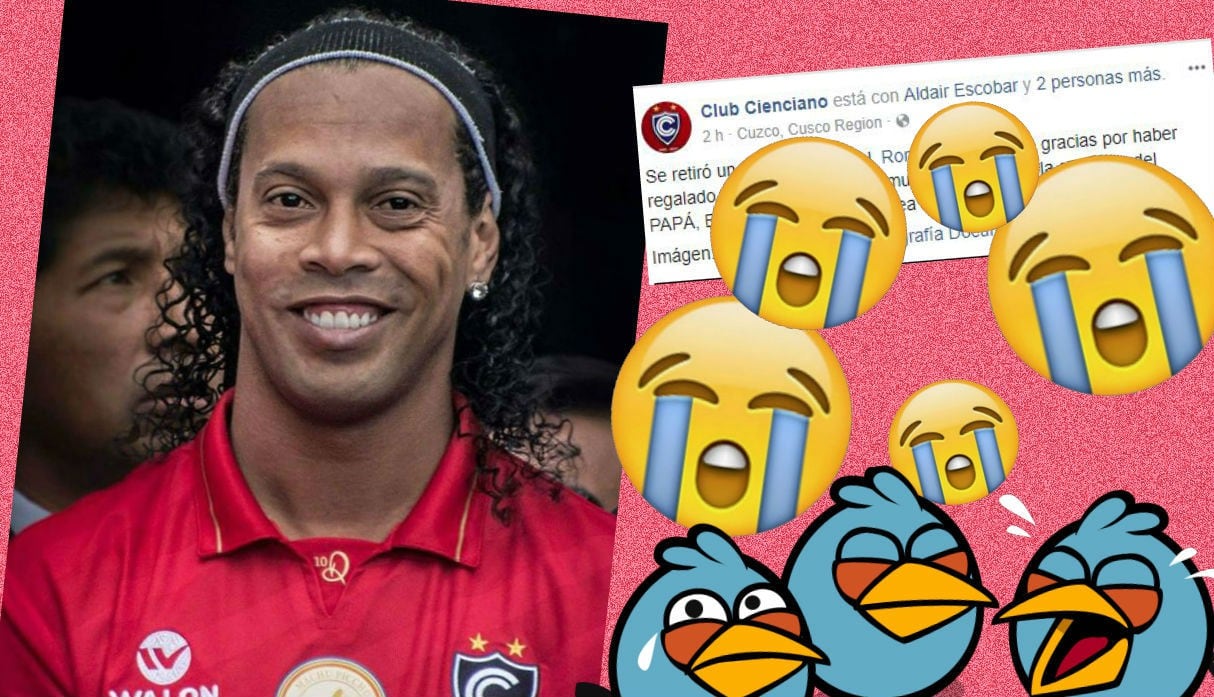 Ronaldinho se despidió del fútbol profesional. (Composición: Trome.pe / Fotos: USI)