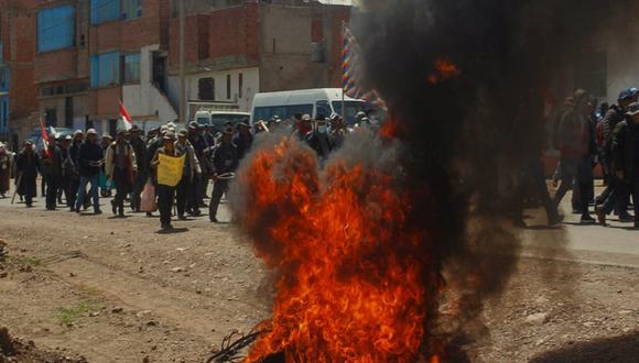 Protestas en Puno.