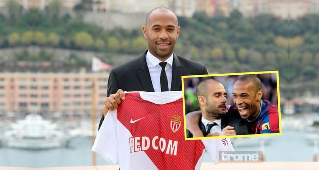 Thierry Henry dijo que se inspirará en Pep Guardiola para iniciar su carrera como DT en el AS Mónaco.