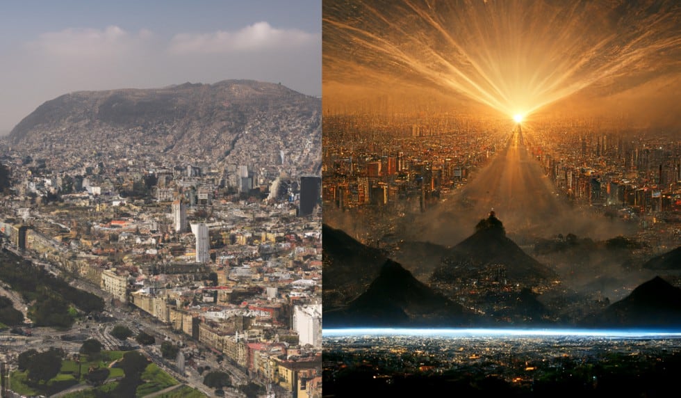 Dos IA revelaron cómo se vería Lima si fuera una potencia mundial en los próximos años. (Foto: Composición Trome)
