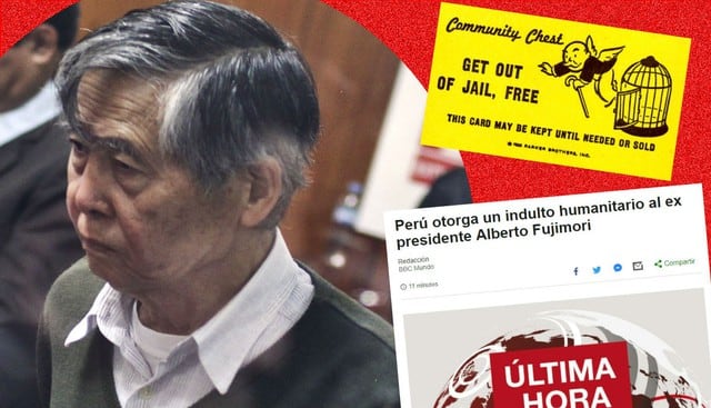 Alberto Fujimori fue indultado el 24 de diciembre. (Captura)