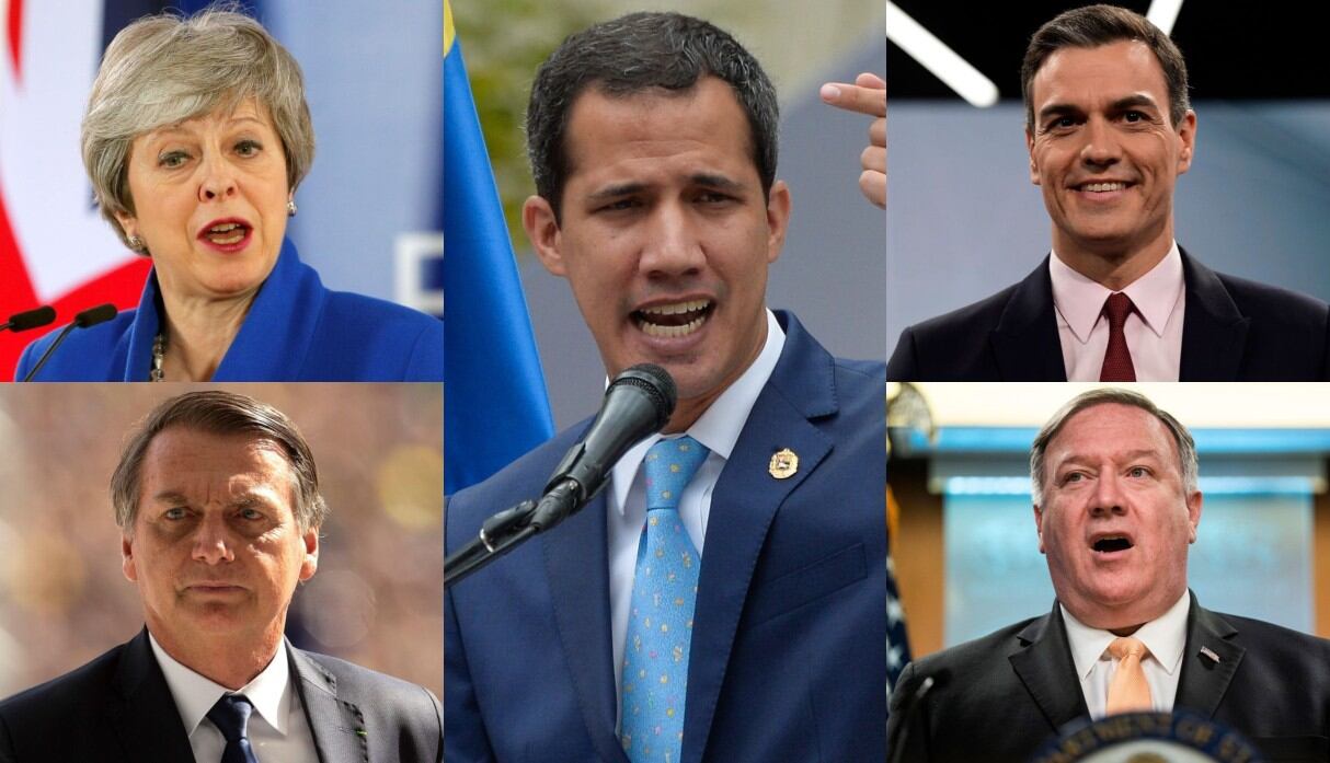 Así reaccionan los líderes del mundo a la tensa situación que vive Venezuela. (Foto: Agencias)