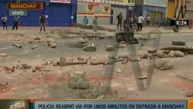 Manchay: Bloquean por segundo día Av. La Molina en protesta por Corredor Azul [FOTOS Y VIDEOS]  - 1