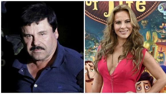 'El Chapo' Guzmán y la actriz Kate del Castillo. (Agencias)