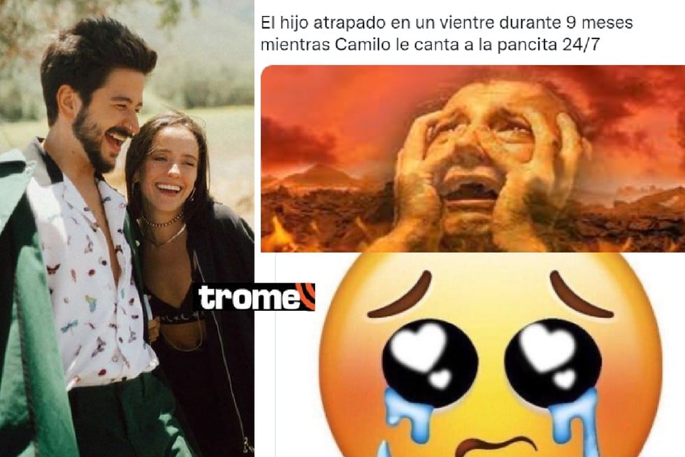 Evaluna Montaner y Camilo anunciaron que se convertirán en padres y los memes estallaron. Ambos estrenaron su videoclip 'Índigo' donde confirman la noticia. Foto: Twitter