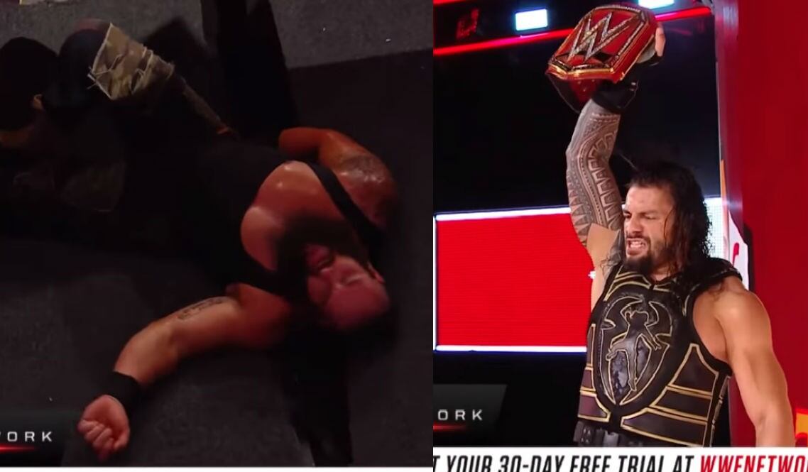 Roman Reigns dio una muestra de su fuerza. (WWE)