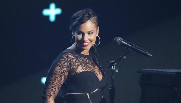 Alicia Keys deslumbró en el escenario del Radio City Music Hall. (Foto: Getty Images)