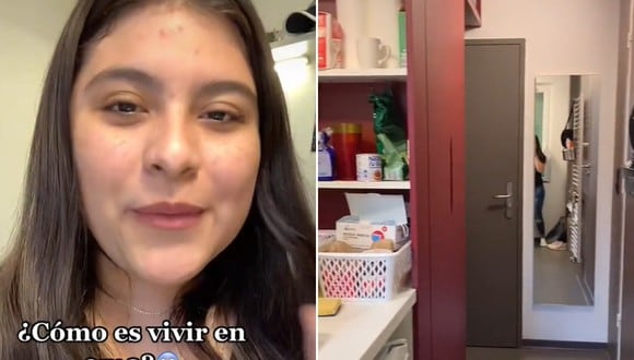 Así es vivir en una habitación de 9 metros cuadrados en Francia, según una estudiante mexicana. (Foto: @greciavargas95)