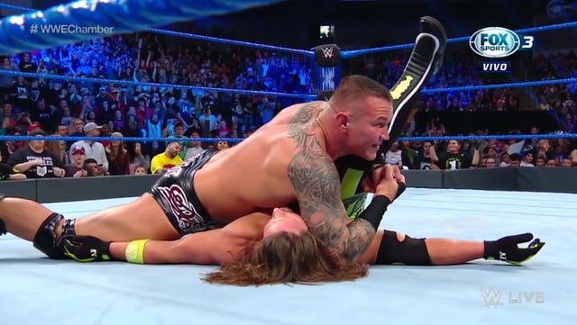 Randy Orton entrará en último lugar a la cámara de la eliminación. (Captura Fox Sports 3)