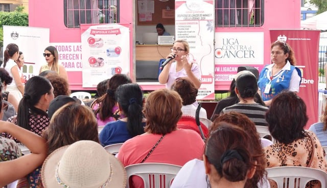 Campaña de despistaje gratuito de cáncer. Foto: Municipalidad de Pueblo Libre