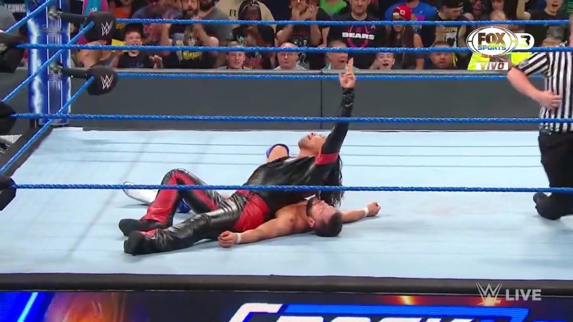 Shinsuke Nakamura logró una gran victoria en SmackDown Live. (WWE)