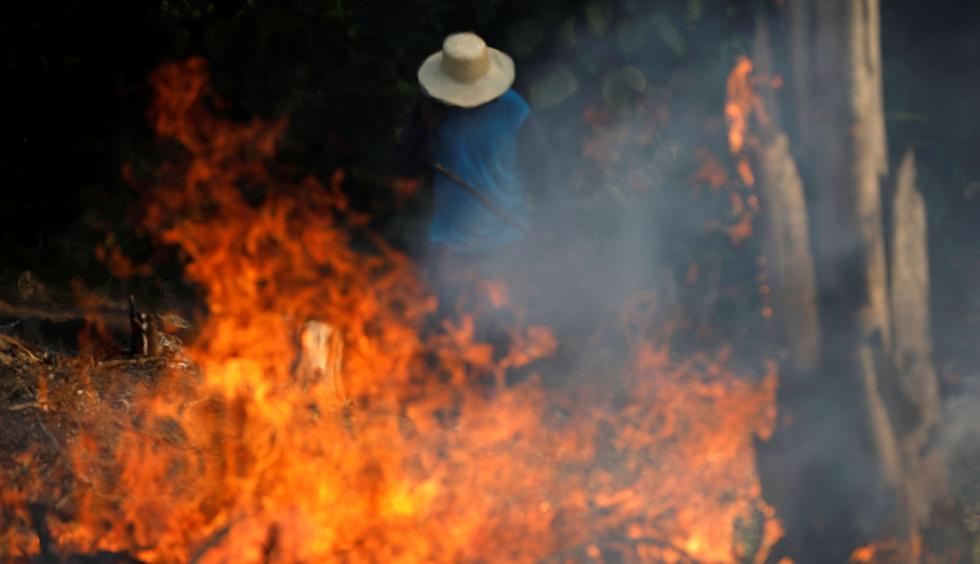 Se registran 71.497 focos de incendio en la Amazonía, el mayor número en los últimos siete años